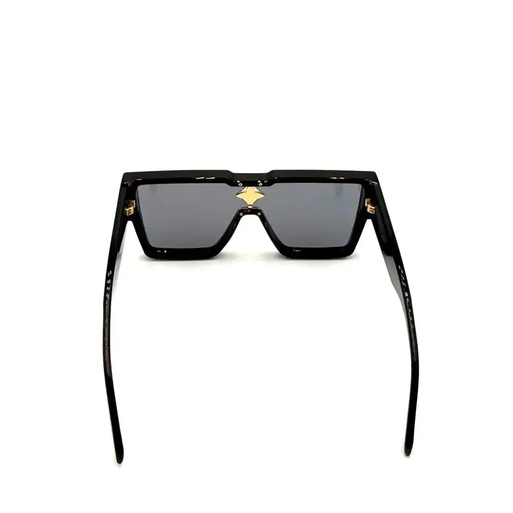 Cyclone Sunglasses With Crystal Monogram in Black
